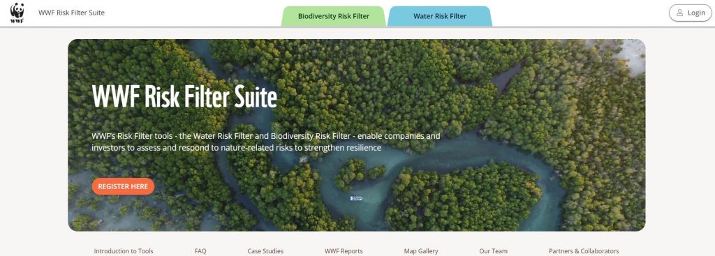 WWF Risk Filter Suite