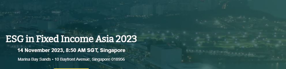 ESG in Fixed Income Asia 2023