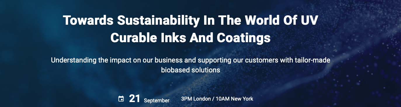 Towards Sustainability In The World Of UV Curable Inks And Coatings