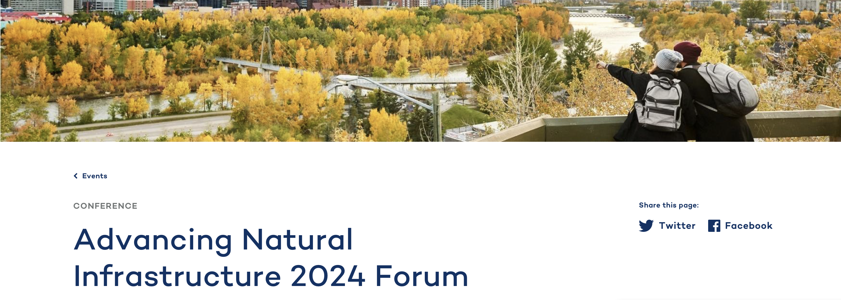 Advancing Natural Infrastructure Forum 2024